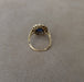 Ring 54 Yellow Gold Sapphire Diamonds Ring 58 Facettes 1