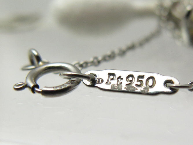 Collier collier TIFFANY & CO victoria fleur diamants 0.32ct platine 58 Facettes 271712