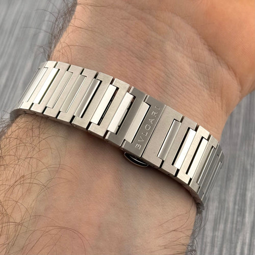 Montre Bulgari - Montre Octo Roma automatique 41 mm cadran bleu full set 58 Facettes