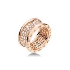 Bague 52 Bague Bulgari Anish Kapoor en or rose et diamants - taille 12/52 58 Facettes 21880