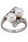 Bague 47 BAGUE TOI ET MOI PERLES ET DIAMANTS 58 Facettes 086831