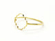 Bague 53 Bague Transparence Or jaune 58 Facettes 578910RV