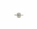 Bague 54 Bague Solitaire diamant taille émeraude 0.72ct 58 Facettes