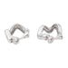 Boucles d'oreilles Boucles d'oreilles Or blanc 58 Facettes 3500489CN