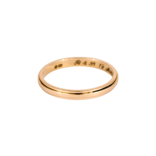 Bague 55 BAGUE ALLIANCE CARTIER OR JAUNE 58 Facettes BO/240030//