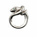 Bague 53 Boucheron - Bague "Serpent Kaa" Grenats Tsavorite Or Gris 58 Facettes BS194