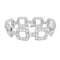 Bracelet Bracelet en platine serti de diamants taille ancienne. 58 Facettes 31228