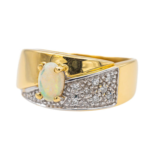 Bague 53 Bague Or jaune Opale 58 Facettes 2947543CN