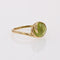 Bague 51 Bague péridot cabochon or jaune 58 Facettes 24-337B
