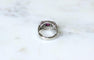 Bague Art Déco en Platine, Rubis et Diamants 58 Facettes