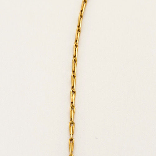 Collier Collier draperie or jaune et perles 58 Facettes NAR0151