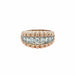 Bague Art Deco 1.50 Carat Diamond Gold Band Ring 58 Facettes