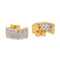Boucles d'oreilles Boucles d'oreilles Demi créoles Or jaune Diamant 58 Facettes 3105065CN