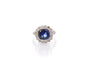 Bague 52 Bague vintage saphir de 2,83cts et diamants 58 Facettes 26683-26824