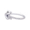 Bague 52 Bague Chaumet "Jeux de Liens" or blanc, diamants. 58 Facettes 33683