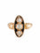 Bague 55 Bague Ancienne Email et Diamants 58 Facettes