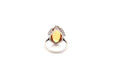 Bague 54 Bague topaze naturelle 7,03cts et diamants 58 Facettes 26061-25649b