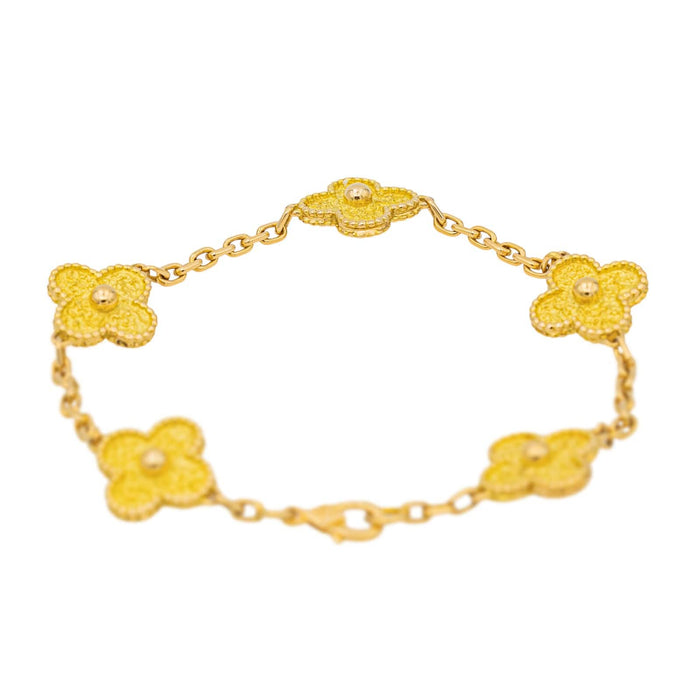 Bracelet Van Cleef & Arpels Bracelet Alhambra Or jaune 58 Facettes 3552053CN