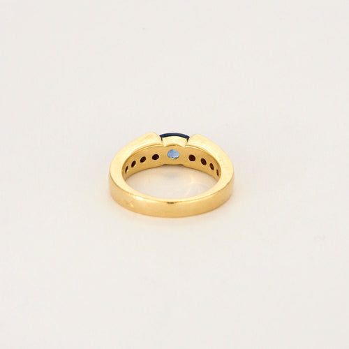 Bague 53.5 Bague Prestige or jaune saphir 58 Facettes LP1224/10