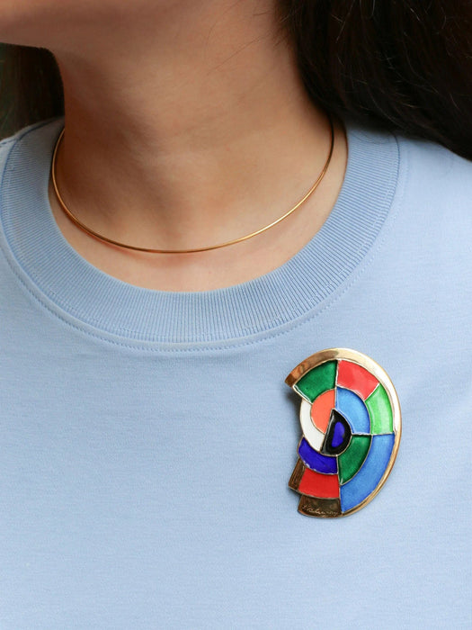 Pendentif Pendentif broche SONIA DELAUNAY Edition ARTCURIAL 58 Facettes 1028.8