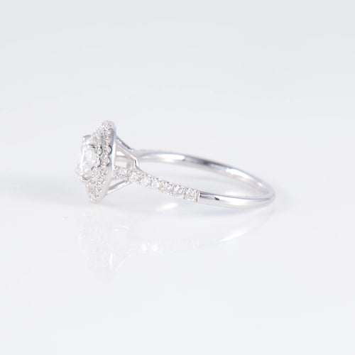 Bague 52 Bague Solitaire Diamant 0.74ct 58 Facettes AB254