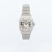 Bracelet Cartier Santos Galbée - Ivory roman dial - SM 58 Facettes