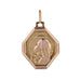 Saint Thérèse pink gold medal pendant 58 Facettes CVP128