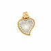 Pendentif Pendentif Coeur Or Jaune 18k & Diamants 58 Facettes C3PE-GS35454-16