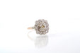 Bague 52 Bague vintage marguerite diamants 58 Facettes 25555-25815