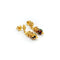 Boucles d'oreilles Boucles d'oreilles pendantes indiennes en or 22 carats avec émail multicolore 58 Facettes