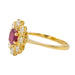 Bague 51 Bague Pompadour Or jaune Rubis 58 Facettes 3249823CN