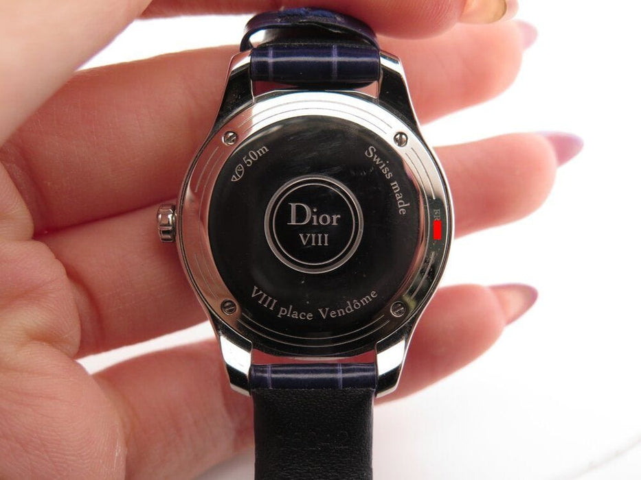 Montre montre CHRISTIAN DIOR viii montaigne quartz 32 mm acier 58 Facettes 262909