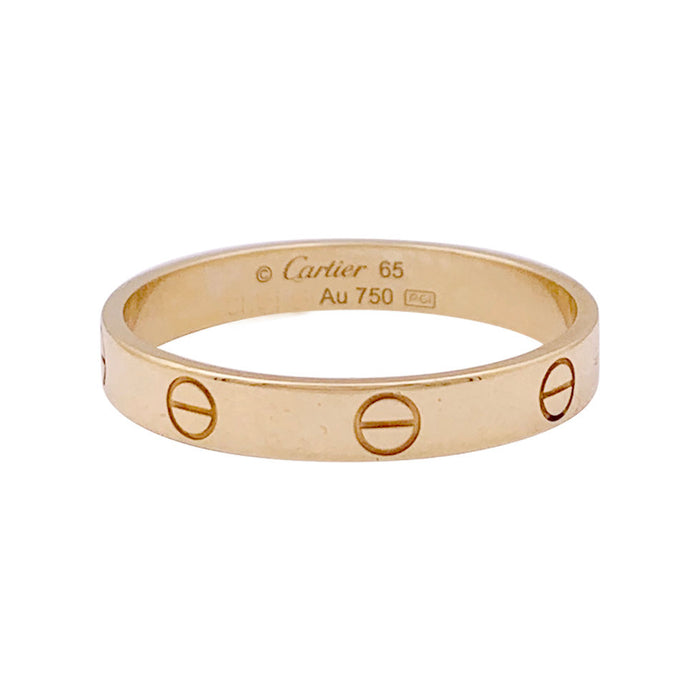 Bague Cartier "Love" or jaune.