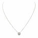 Collier Collier Or blanc Diamant 58 Facettes 3440606CN