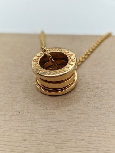 Collier Collier Bvlgari Bzero1 en or rose 18 carats 58 Facettes