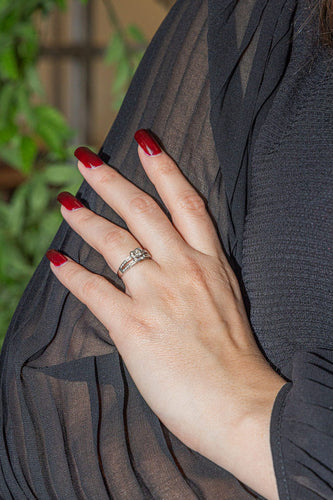 Bague 50.5 Mauboussin Bague Solitaire Chance of Love Or blanc Diamant 58 Facettes 2804213CN