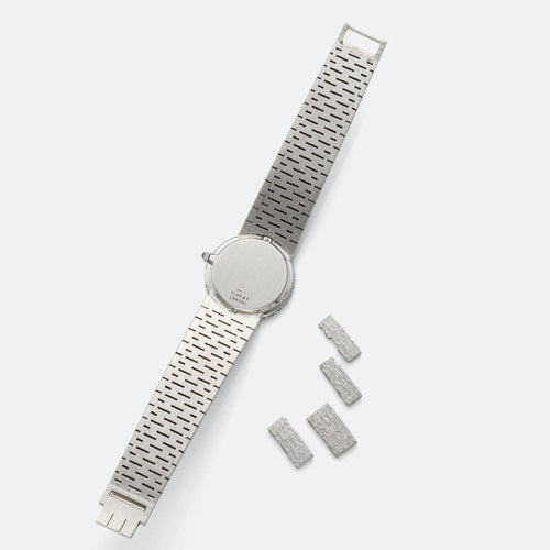 Montre PIAGET - Montre vintage en or blanc et diamants 58 Facettes