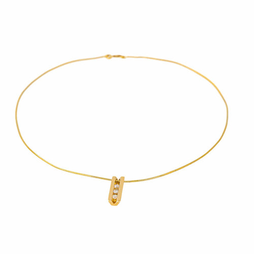 Collier Collier Trilogie Or jaune Diamant 58 Facettes 4527769CN