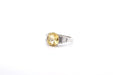 Bague Bague saphir jaune 3,95cts et diamants 58 Facettes 25600-26202