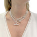 Collier Sautoir Hermès,"Farandole", argent. 58 Facettes 34121