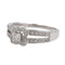 Bague 50.5 Mauboussin Bague Solitaire Chance of Love Or blanc Diamant 58 Facettes 2804213CN