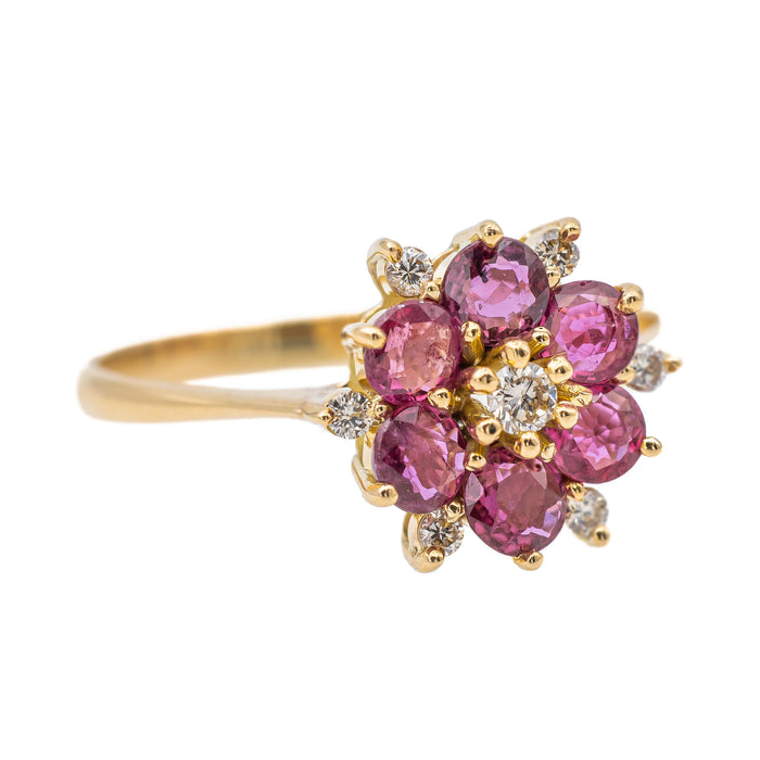 Bague Or jaune Rubis