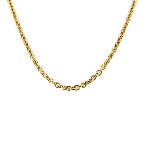 Collier Chaîne en or jaune à maille forçat 58 Facettes ALB15182