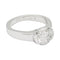 Bague 50 Solitaire en platine, diamant 1,82 carat. 58 Facettes 31889