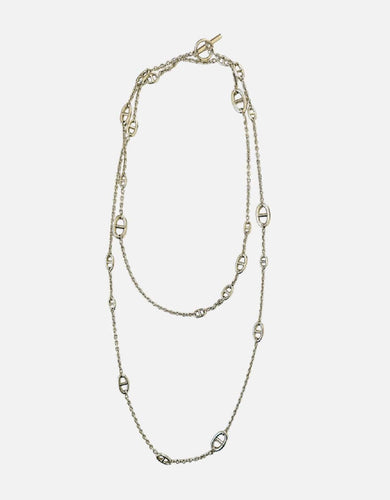 Collier Collier HERMÈS Farandole 160 en argent massif 58 Facettes