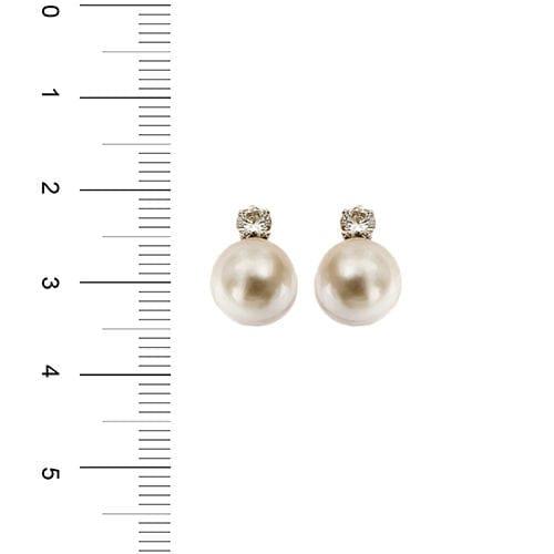 Boucles d'oreilles Boucles d'oreilles en perles et diamants 58 Facettes 38952