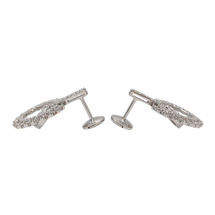 Boucles d'oreilles Boucles d'oreilles Or blanc Diamant 58 Facettes 2569109CN