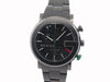 Montre montre GUCCI chrono 43 mm quartz acier brosse noir 58 Facettes 263914