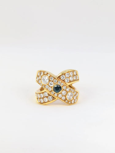 Bague 52 Bague Diamants et Saphirs 58 Facettes 413