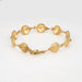 47 Golf Ball Bracelet Yellow Gold Sporting Jewelry Links Stacking 58 Facettes G12157